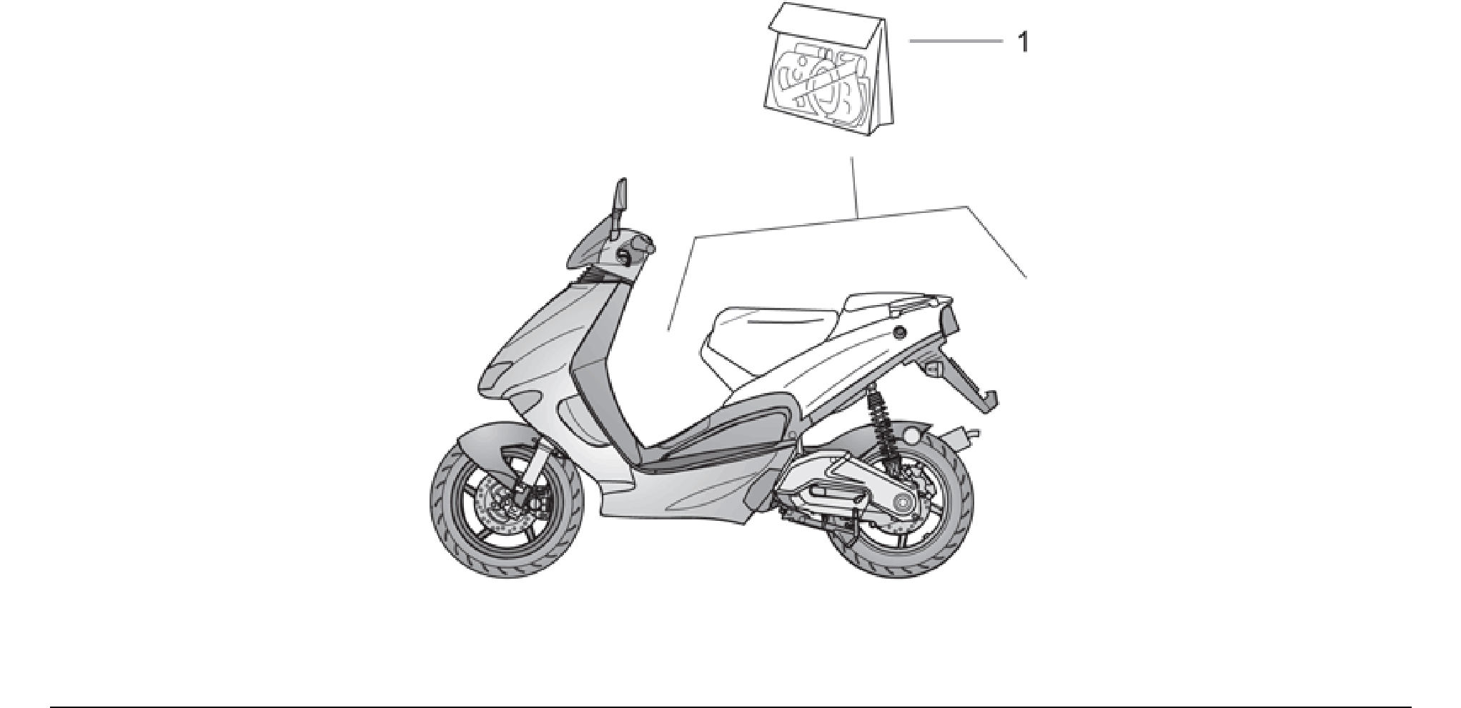 Rear body decal set