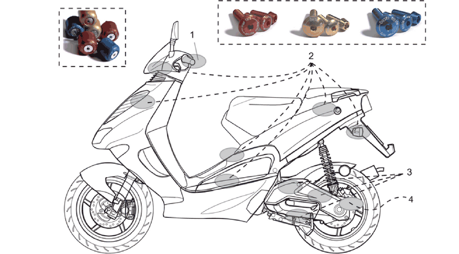 Acc. - Cyclistic components