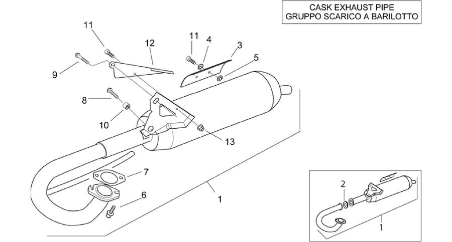 Exhaust unit "BAR"