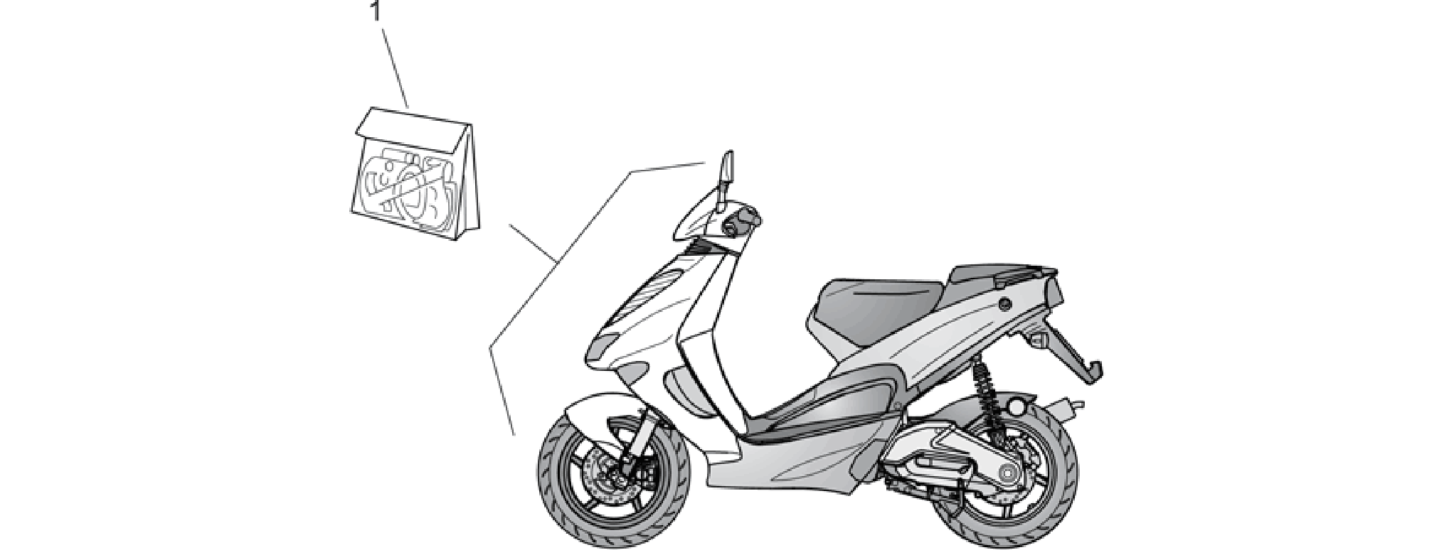 Front body decal set