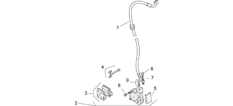 Front brake caliper
