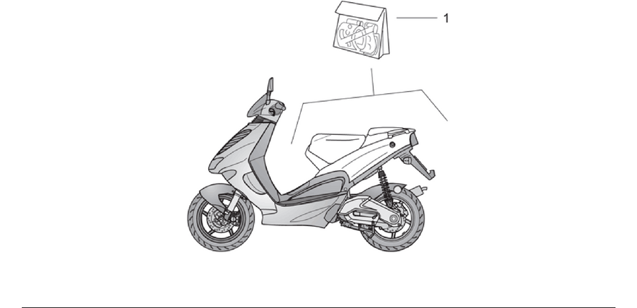 Rear body decal set