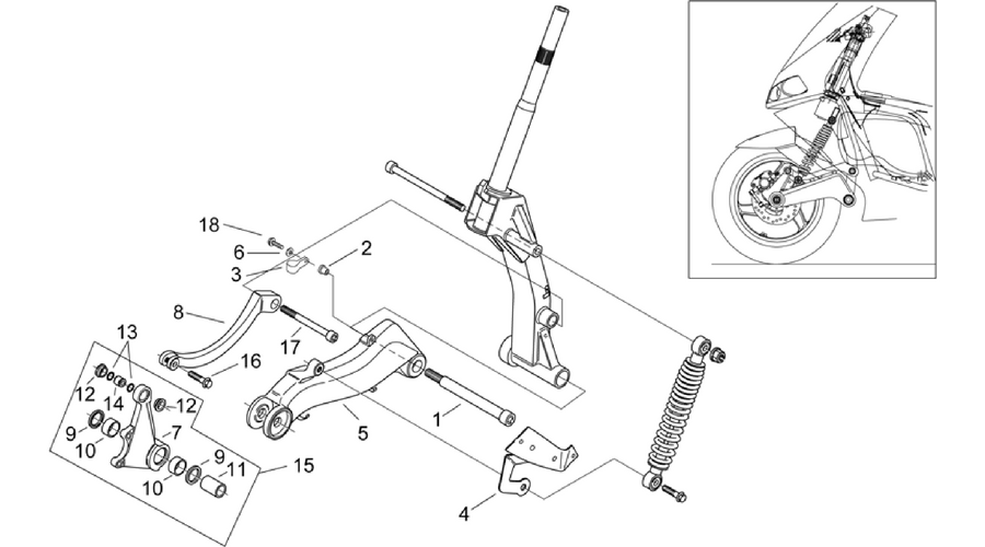 Front shock absorber I