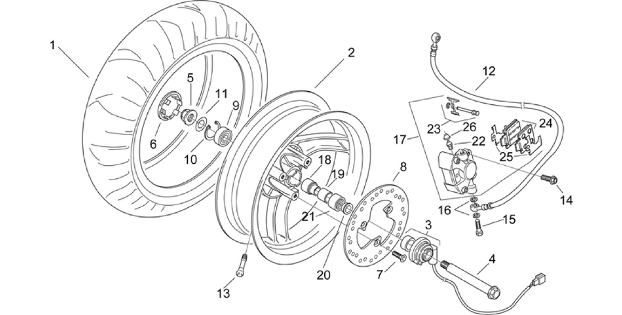 Front wheel