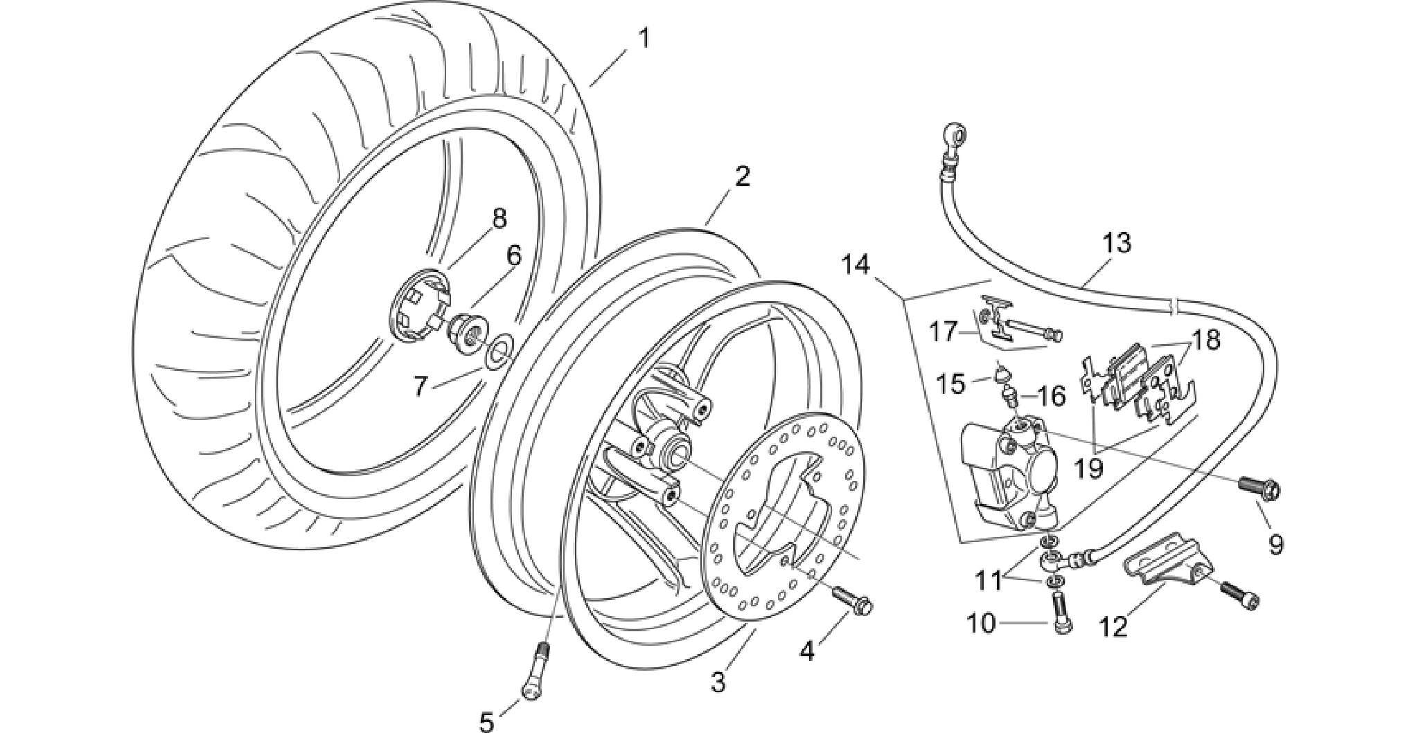 Rear wheel