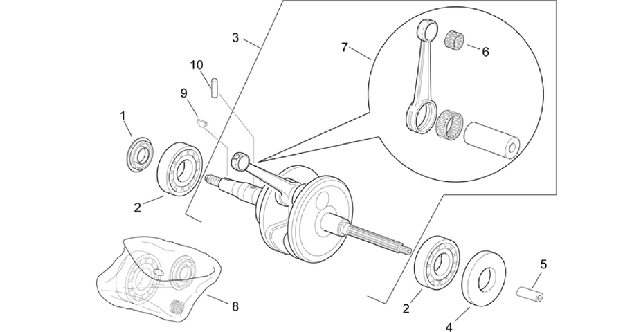 Connecting rod group