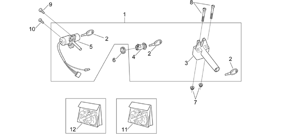 Decal and Lock hardware kit