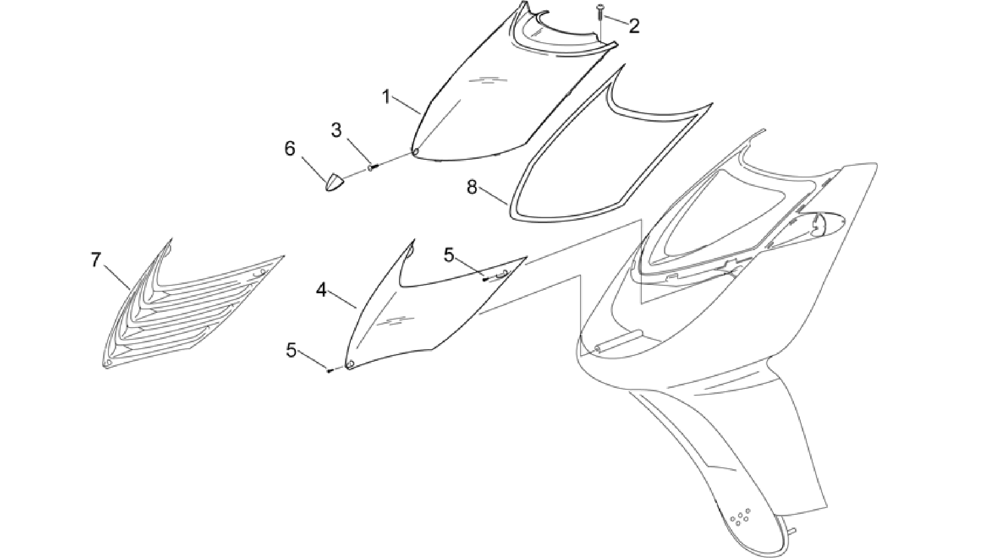 Front body III - Front fairing