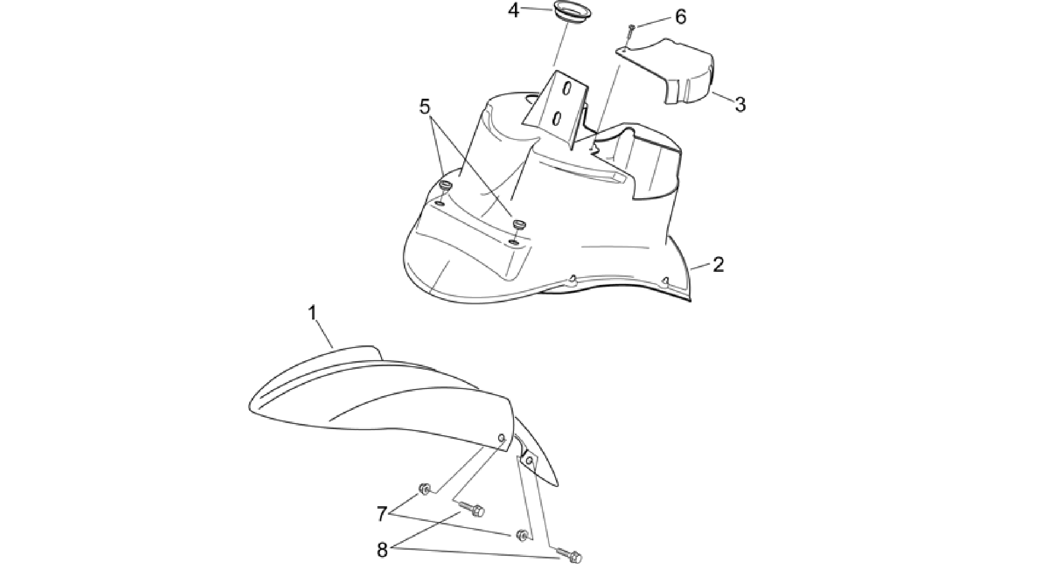 Front body V - Front mudguard