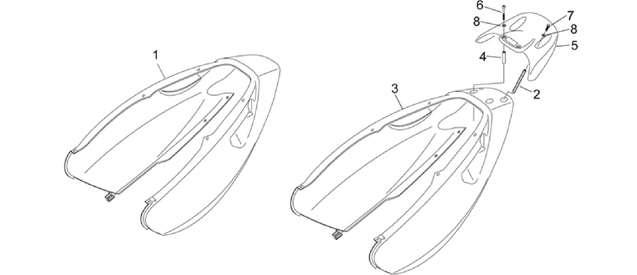 Rear body II - Rear fairing