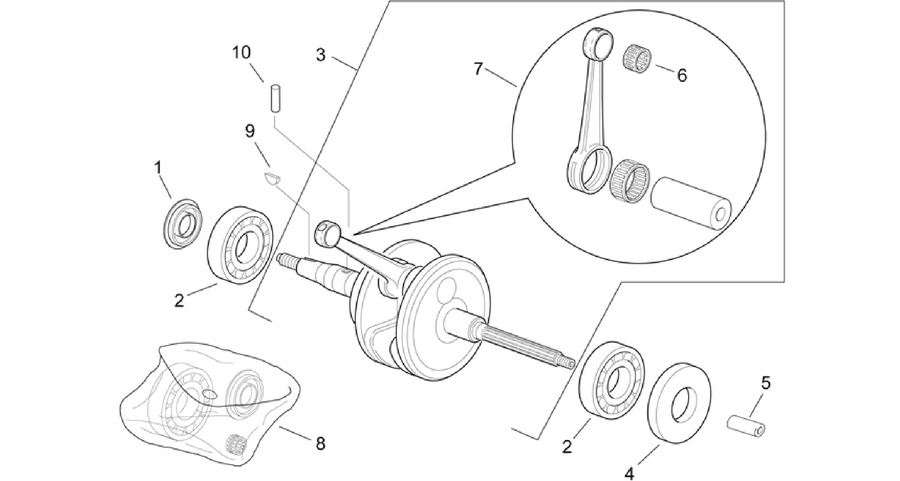 Connecting rod group