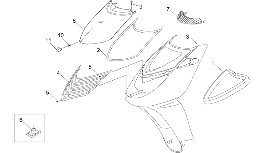 Front body - Front fairing (28.05)
