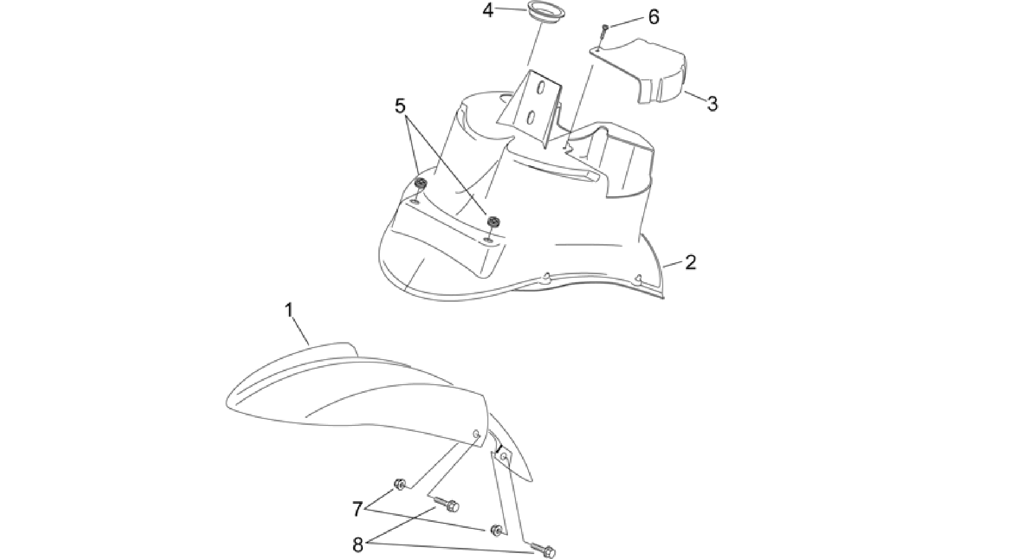 Front body - Front mudguard