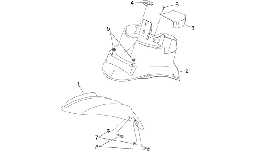 Front body - Front mudguard