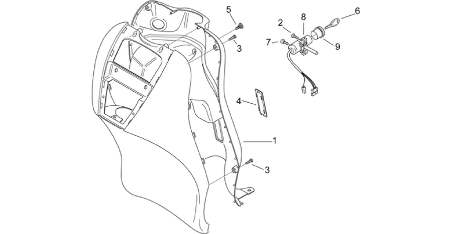 Front body V - Internal shield