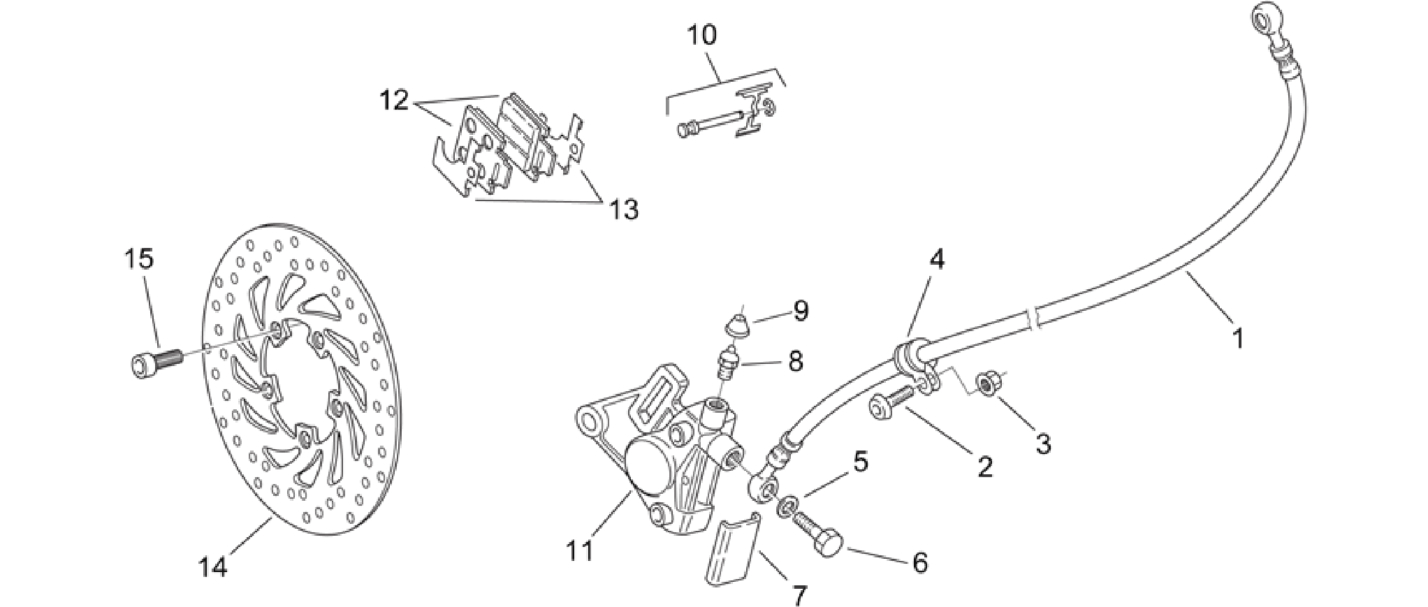 Front brake caliper