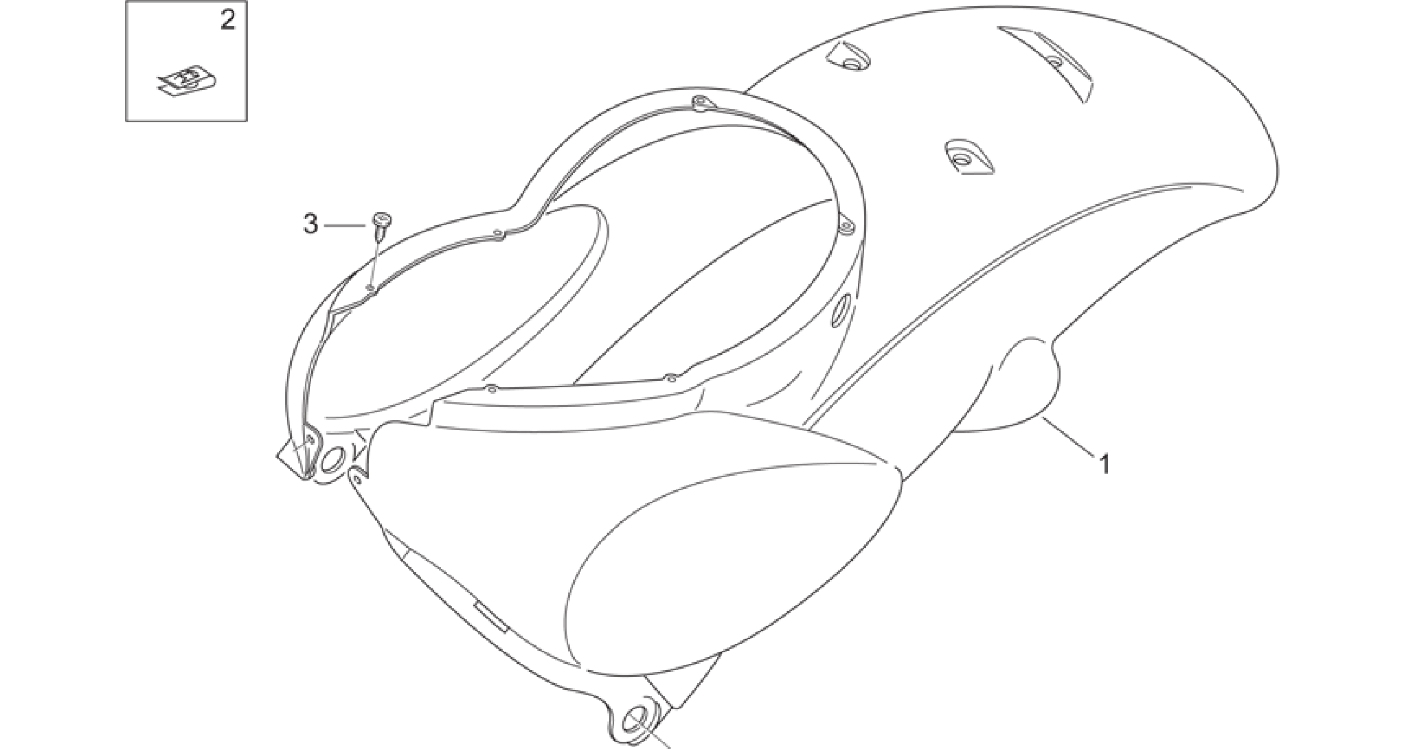 Rear body I - Rear fairing
