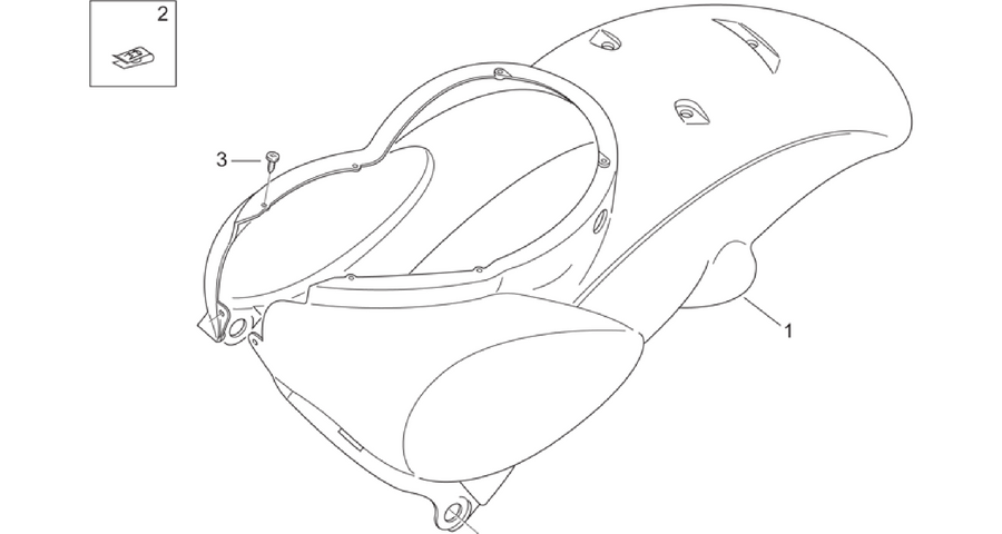 Rear body I - Rear fairing