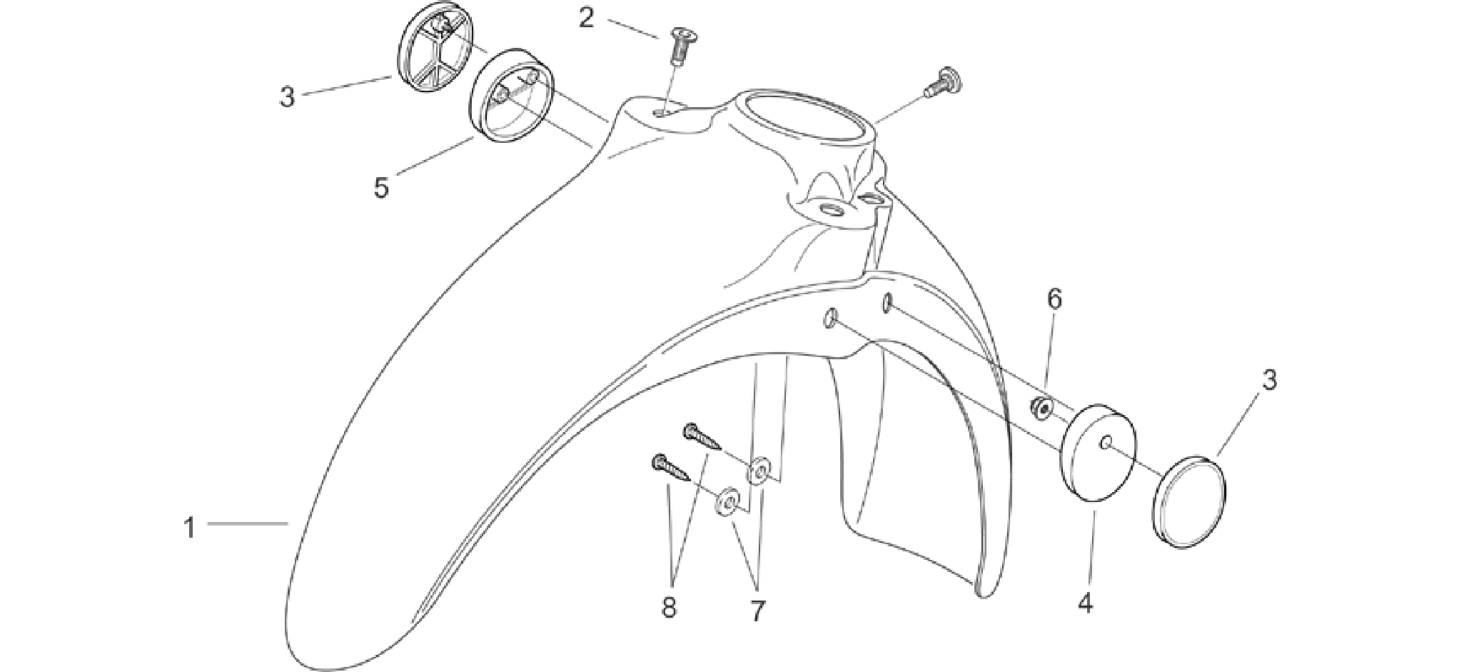 Front body VI - Front mudguard