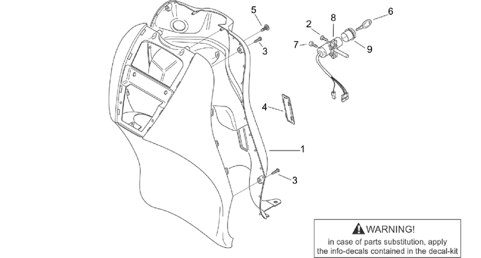 Front body V - Internal shield
