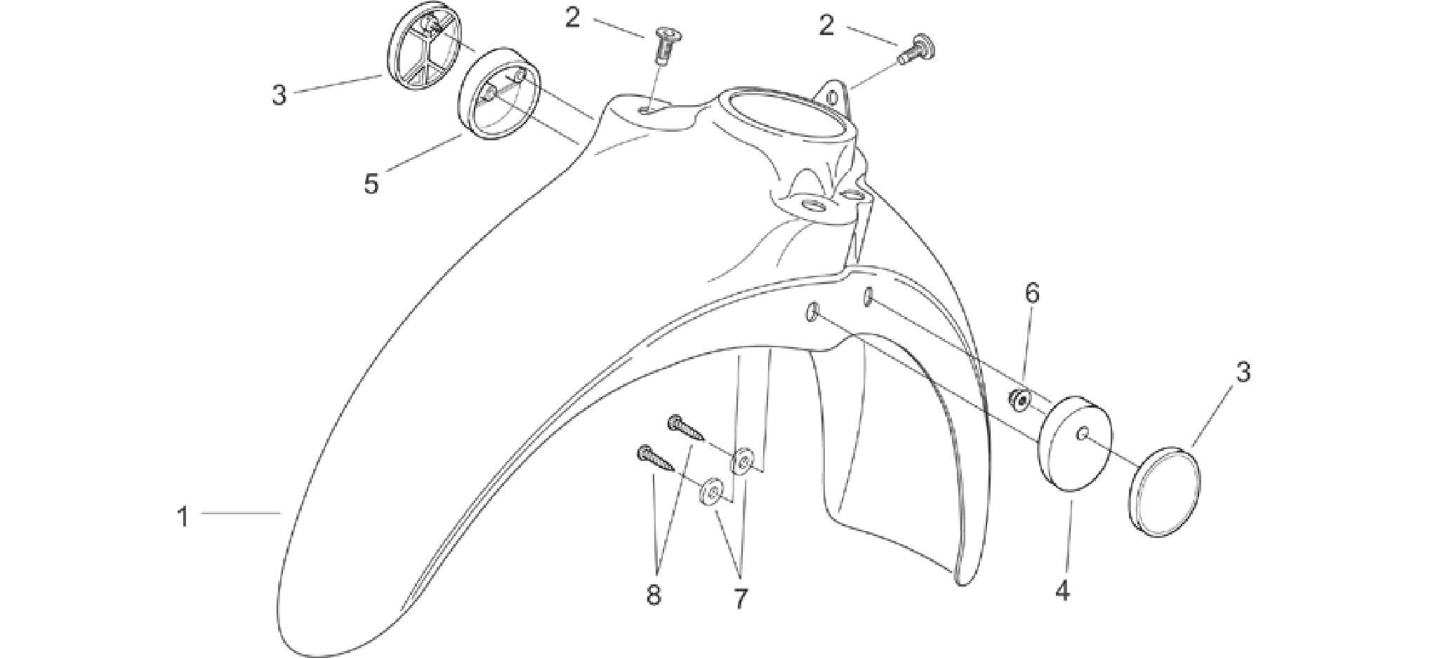 Front body VI - Front mudguard