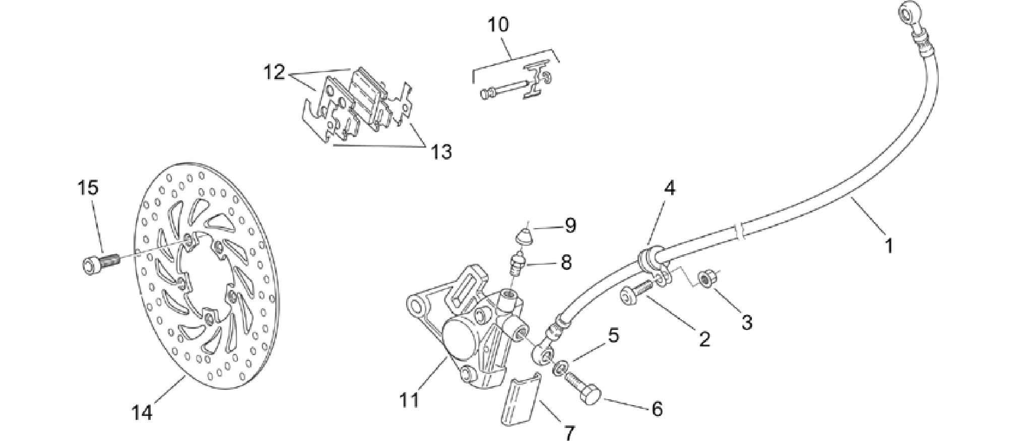 Front brake caliper