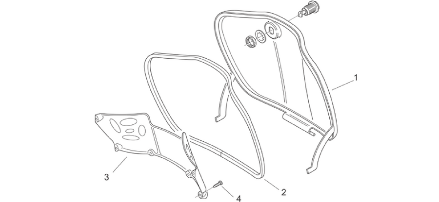 Central body I - Glove comp.door