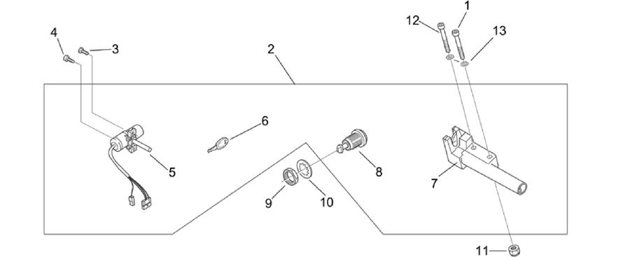 Lock hardware kit