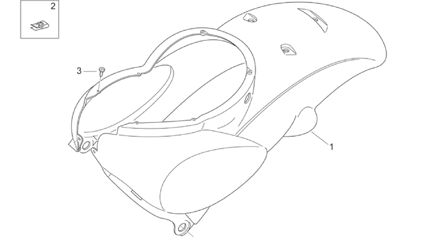 Rear body I - Rear fairing