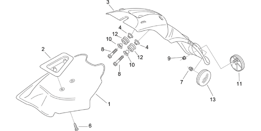 Rear body III - Mudguard