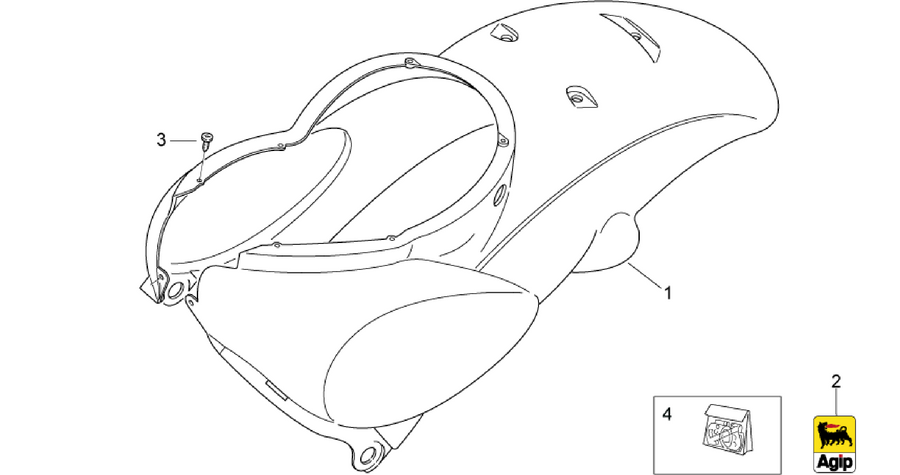 Rear body I - Rear fairing