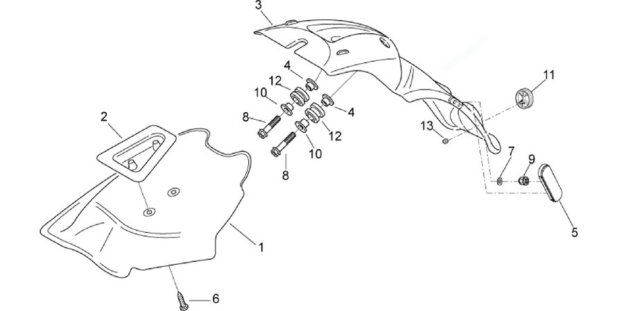 Rear body III - Mudguard