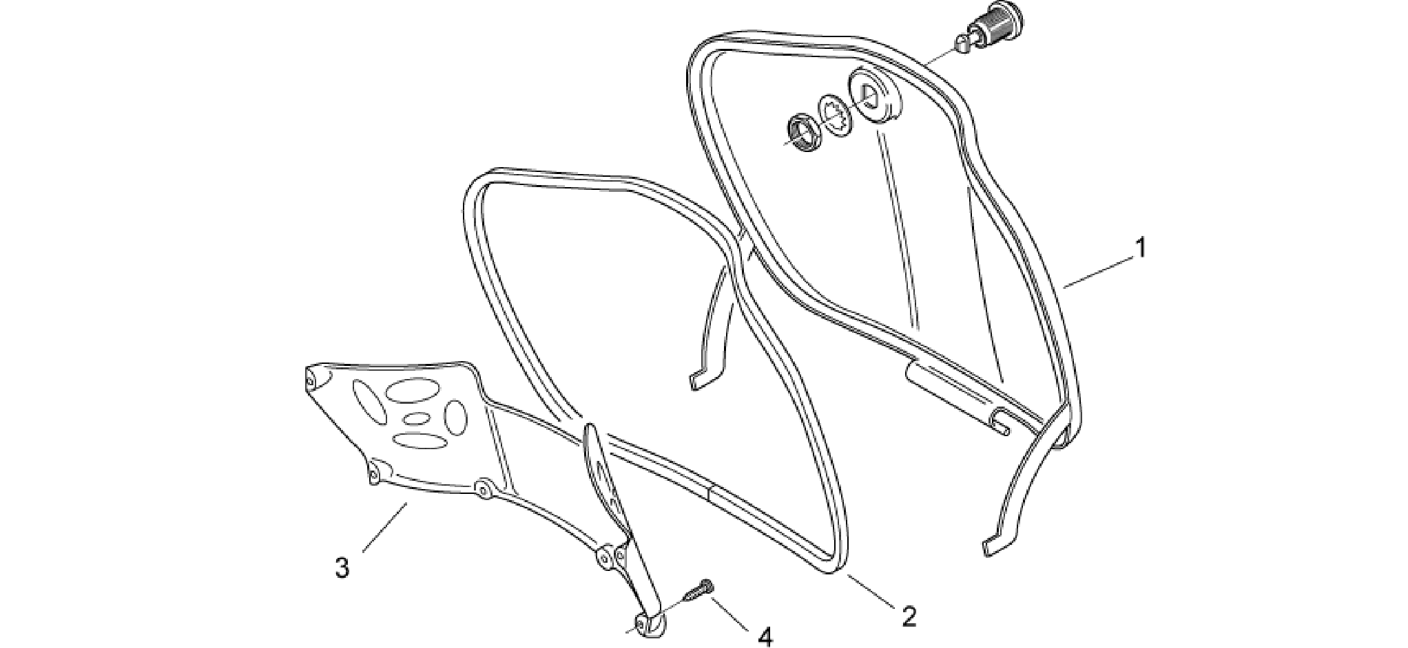Central body I - Glove comp.door