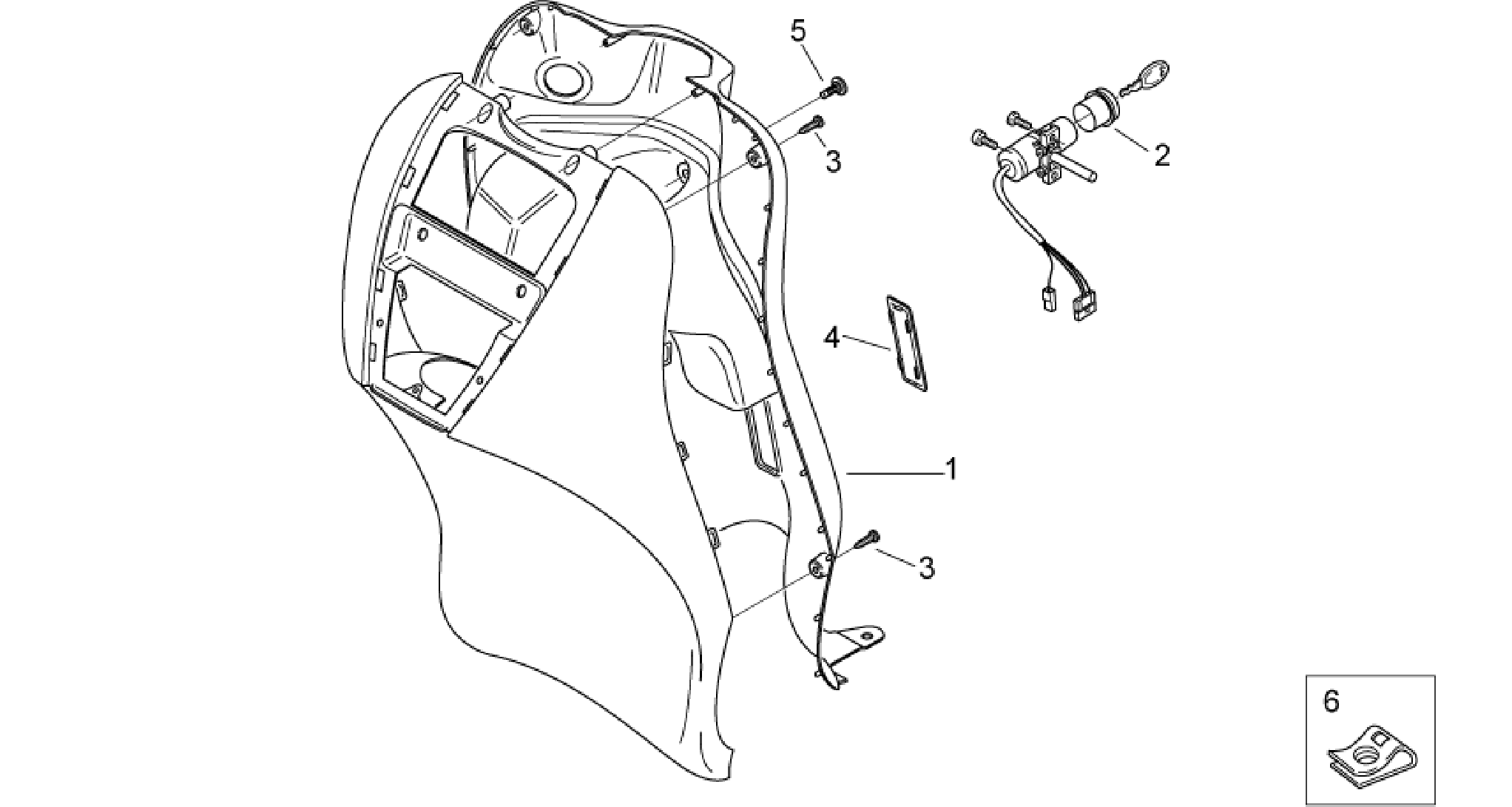 Front body V - Internal shield