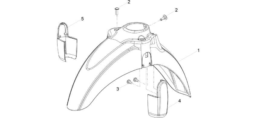 Front body VI - Front mudguard