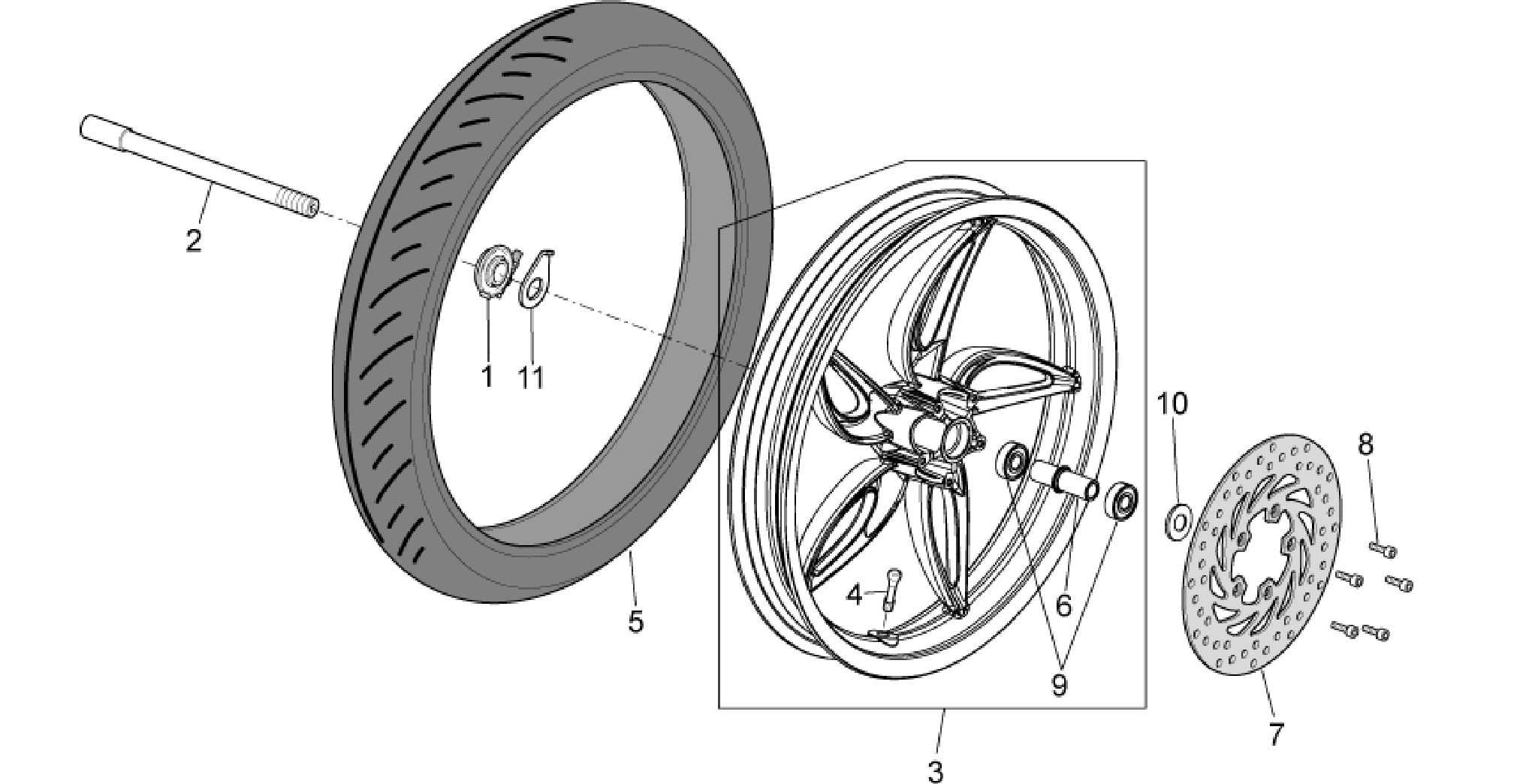 Front wheel