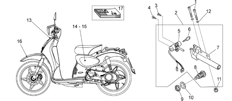 Lock hardware kit - Decals