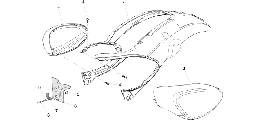 Rear body I