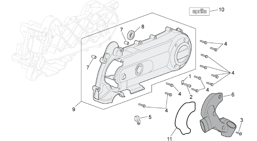 Variator cover