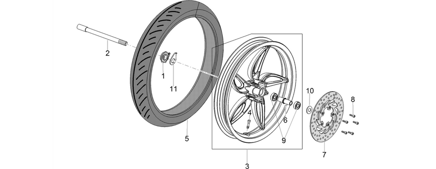 Front wheel