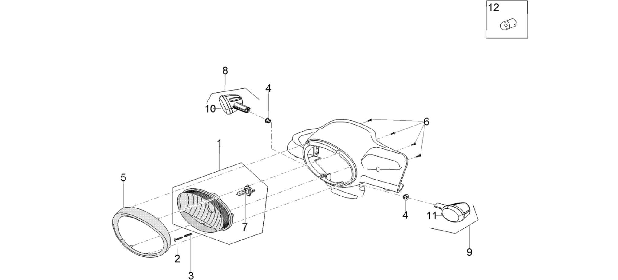 Front headlamps