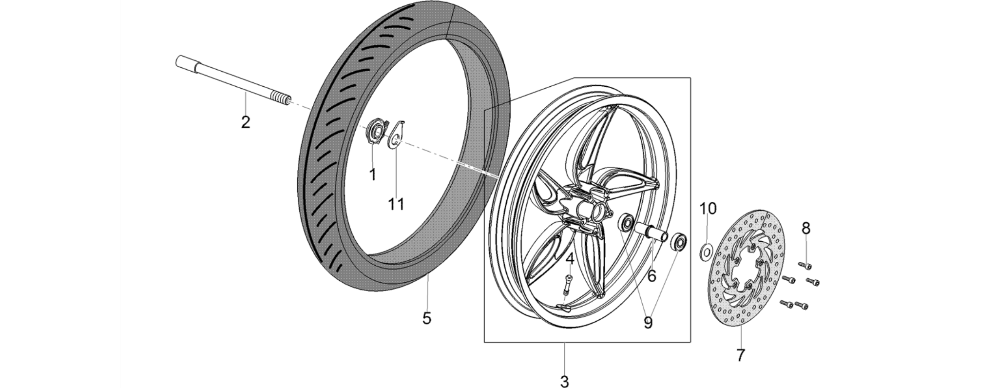Front wheel