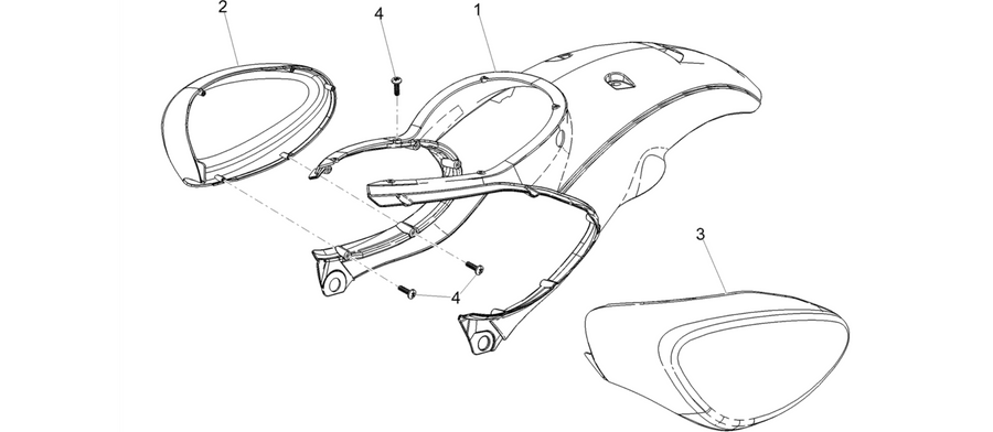 Rear body