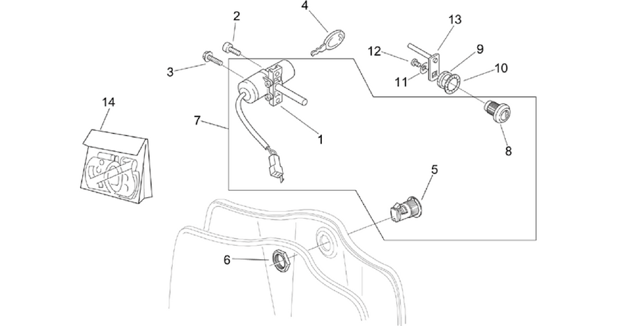 Decal and Lock hardware kit