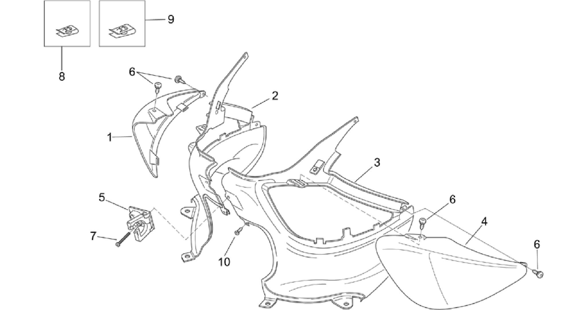 Rear body I
