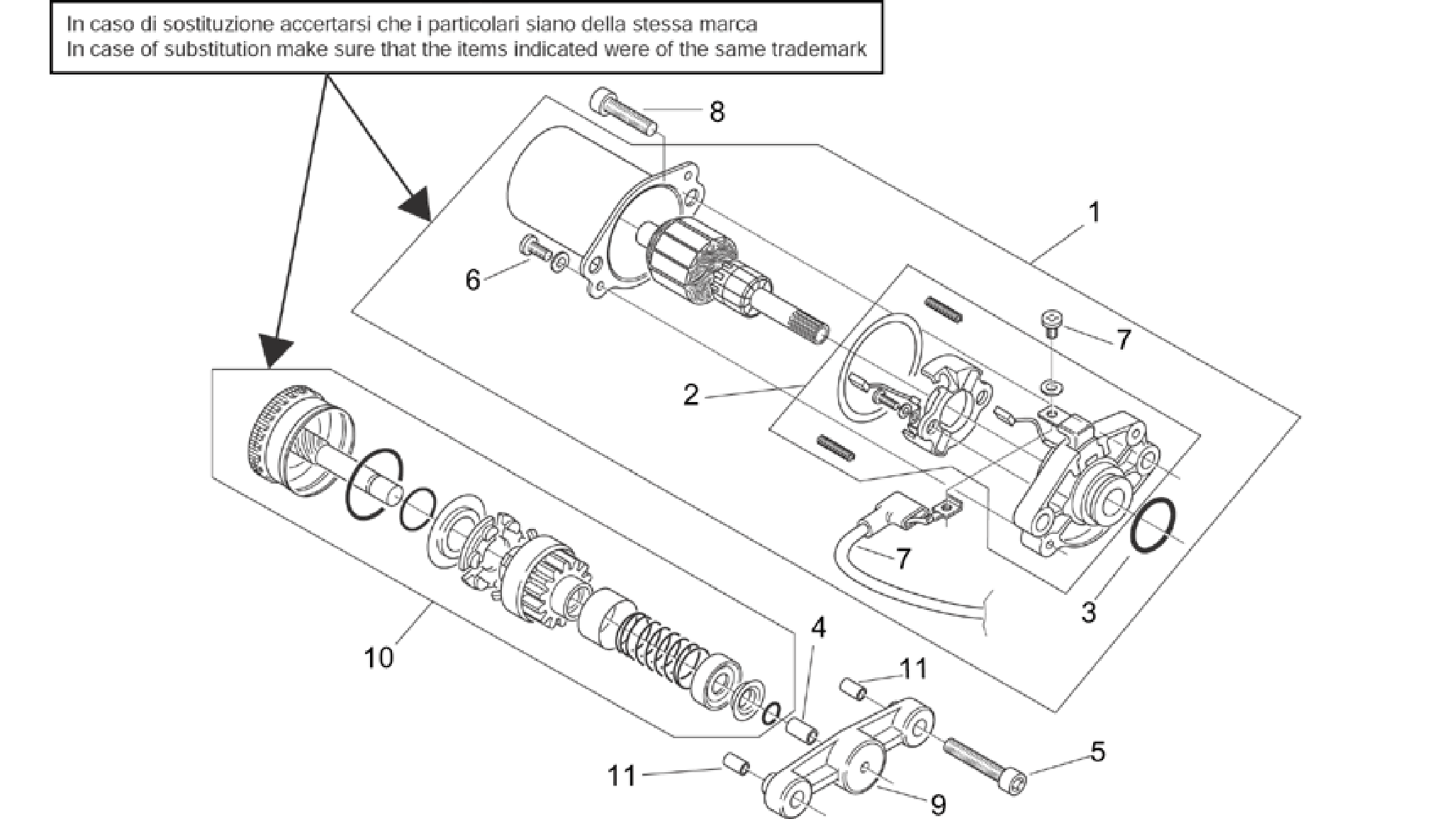 Starter motor