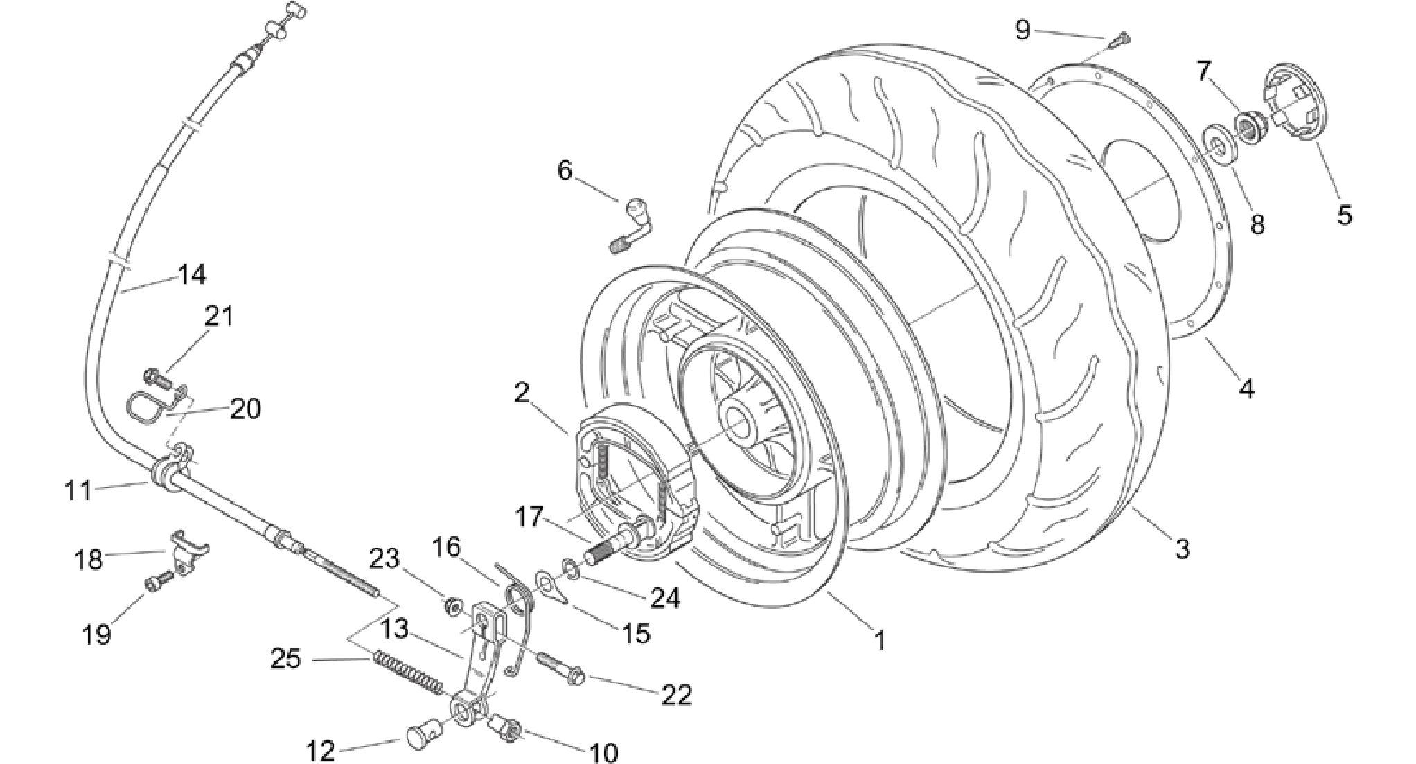 Rear wheel