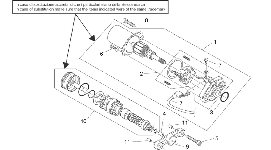 Starter motor