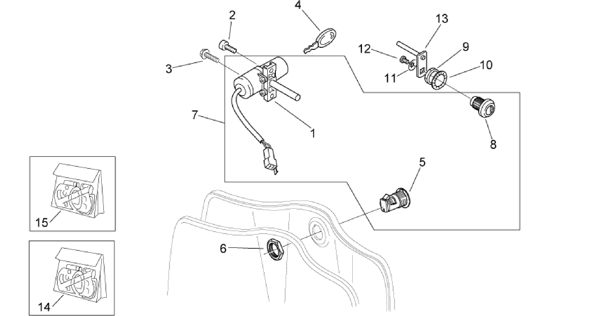 Decal and Lock hardware kit