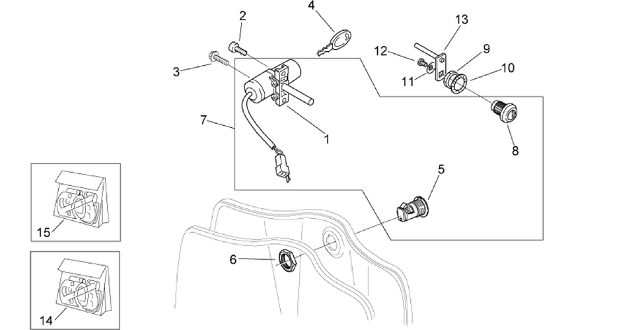 Decal and Lock hardware kit